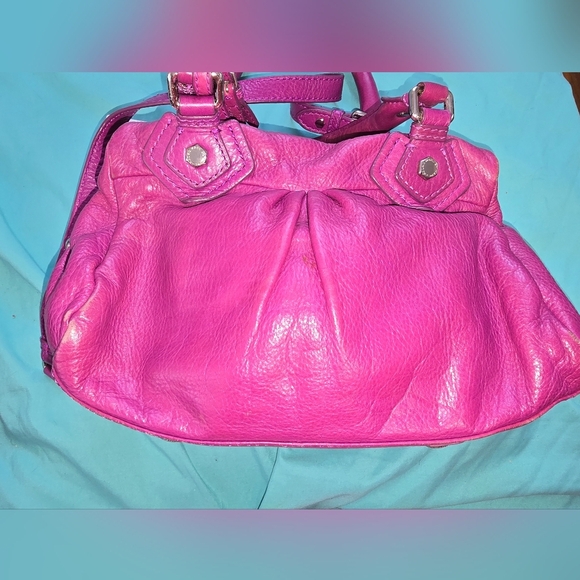 EUC Marc Jacobs Pink Shoulder Bag with Ruched Detailing - Picture 3 of 8